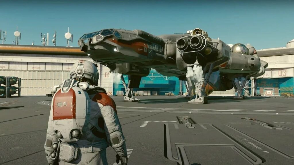 Imagen primera del gameplay del videojuego starfield