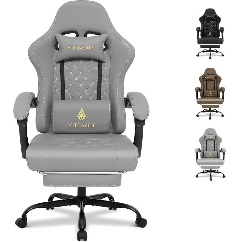 Sillas gaming baratas - con reposapiés